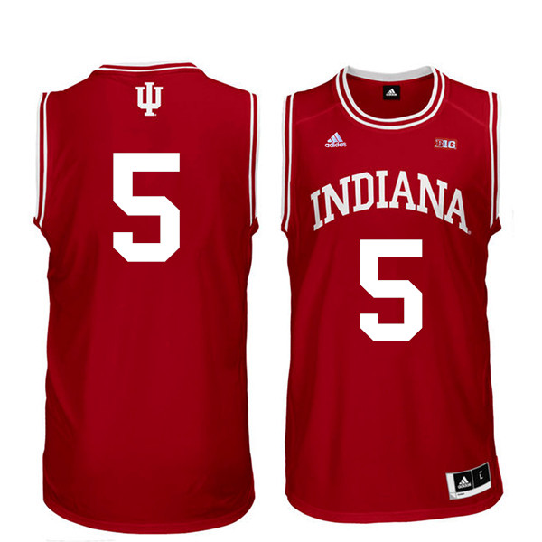 Men Indiana Hoosiers #5 Quentin Taylor College Basketball Jerseys Sale-Red